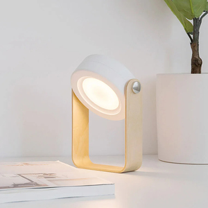 Lámpara LED Táctil Plegable Telescópica con Mango de Madera, Recargable, Luz Nocturna, Linterna Portátil para Lectura, Decoración Navideña para el Hogar, Venta al Por Mayor - Product Image 5