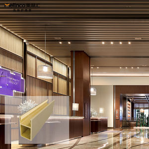 इनडोर/बाहरी वाटरप्रूफ बांस wpartition दीवार पैनल 100*50 मिमी लकड़ी की ट्यूब छत क्लैडिंग सजावट सामग्री - Product Image 2