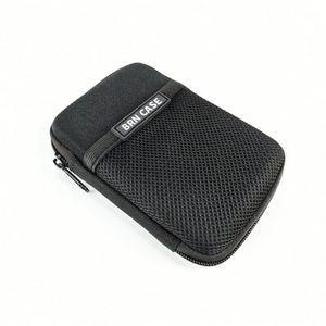 Ready Stock Travel Electronic Accessories Bag <b>Waterproof</b> Durable EVA Protective Case PU Leather Nylon Canvas Shockproof <b>Zipper</b> - Product Image 2