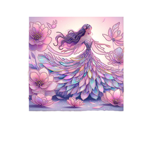 Vente en gros DIY 5D Diamant Peinture Cadre Princesse Série 30*30 cm Crystal Point Portrait Sujet Autocollants Personnalisés