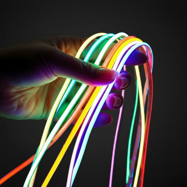 Customized Dot-Free 5V 12V Ultra-Thin COB LED Strip Light USB//Wi-Fi High CRI 90 IP20 2.7mm/3mm/5mm Mini LED Tape Light