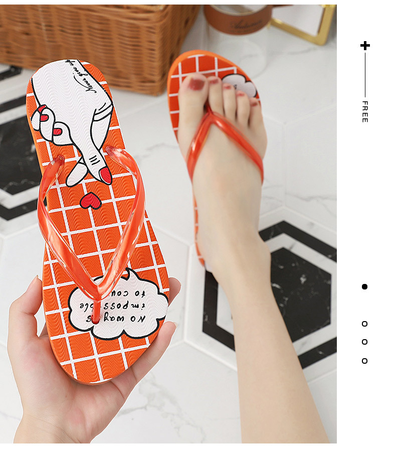 Custom Logo Lady Beach Flipflops Anti-slip Pe Sole Sublimation Flip Flops Slippers