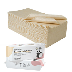 300 đếm không tẩy trắng bé tre khăn lau khô hoặc ướt sử dụng không mùi đa mục đích bông mô - Product Image 1