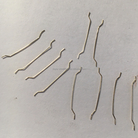 Fibra de Acero Recubierta de Cobre SFRC de 20 x 0.3 mm para Refuerzo de Concreto, Fibra de Acero con Extremo Enganchado UHPC