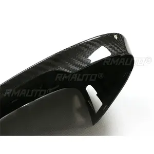 Cubiertas de Espejos Retrovisores de Fibra de Carbono Real para Volkswagen VW Golf 8 MK8 R-Line GTI 2020-IN - Product Image 6