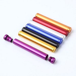 Tube de voyage en aluminium de qualité supérieure, 110 mm, étanche aux odeurs, pour cigarettes (vente en gros) - Product Image 1