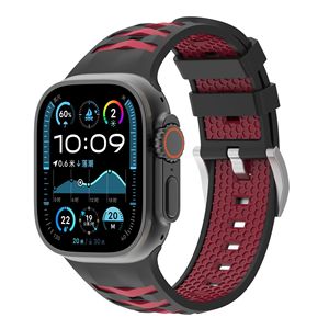 <span class=keywords><strong>Orologio</strong></span> A-p-ple serie 10 Smartwatch sportivo da <span class=keywords><strong>uomo</strong></span> con Texture in Silicone morbido cinturino in acciaio inossidabile Pin fibbia A-p-ple cinturino - Product Image 4
