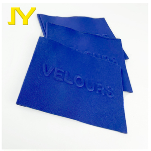 Tùy chỉnh sang trọng chất lượng cao 3D dập nổi nhãn dệt cổ tag với 3D logo thương hiệu cho hành lý quần vải ăn mặc vớ giày mũ - Product Image 6
