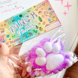 ของเล่นบีบ TPR รูปอุ้งเท้าแมว แบบขายส่ง ของเล่นบีบอุ้งเท้าแมว น่ารัก สไตล์โมจิ ของเล่นบีบอุ้งเท้าแมว ของเล่นบีบคลายเครียด สำหรับผู้ใหญ่และเด็ก - Product Image 3