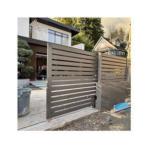 Pannelli di recinzione di alta qualità in alluminio di nuova progettazione da giardino in metallo tagliato al Laser scherma a parete Privacy alluminio acciaio Corten - Product Image 5