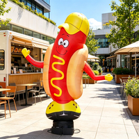 Gigantesque Danseur Gonflable Publicitaire Modèle Hot Dog – Décoration de Magasin en Forme de Hot Dog Gonflable Pas Cher