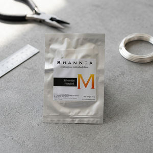 Arcilla Plateada SHANNTA 35g-99.9% Plata Pura, Materiales para Manualidades Artísticas Hechas a Mano, Certificación GIT TH - Product Image 3