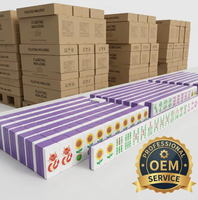 Jeu de Mahjong Flottant Personnalisé Pliable Moderne Imprimé UV, Fabrication OEM Directe, Matériau EVA, Marque Privée, Vente en Gros