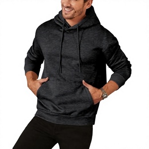 Vente en gros OEM – Tissu polaire tricoté uni en polyester/coton 440g pour l'hiver, respectueux de l'environnement, coupe régulière, imperméable, pour sweats à capuche oversize - Product Image 1