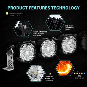 Barra Luminosa <span class=keywords><strong>Fendinebbia</strong></span> Modulare a LED Impermeabile 12V da 40/42/48/50/52/54 Pollici per <span class=keywords><strong>Fuoristrada</strong></span> Portapacchi per Jeep 4x4 Auto Luce Spot - Product Image 2