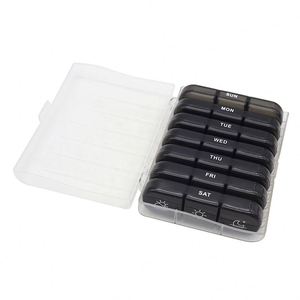 กล่องเก็บยาพกพาขนาดใหญ่พิเศษ Winlike สำหรับ 7 วัน กล่องจัดยาแบบรายสัปดาห์ 3 เวลาต่อวัน กล่องใส่ยาเม็ดทำจากพลาสติก PP - Product Image 2
