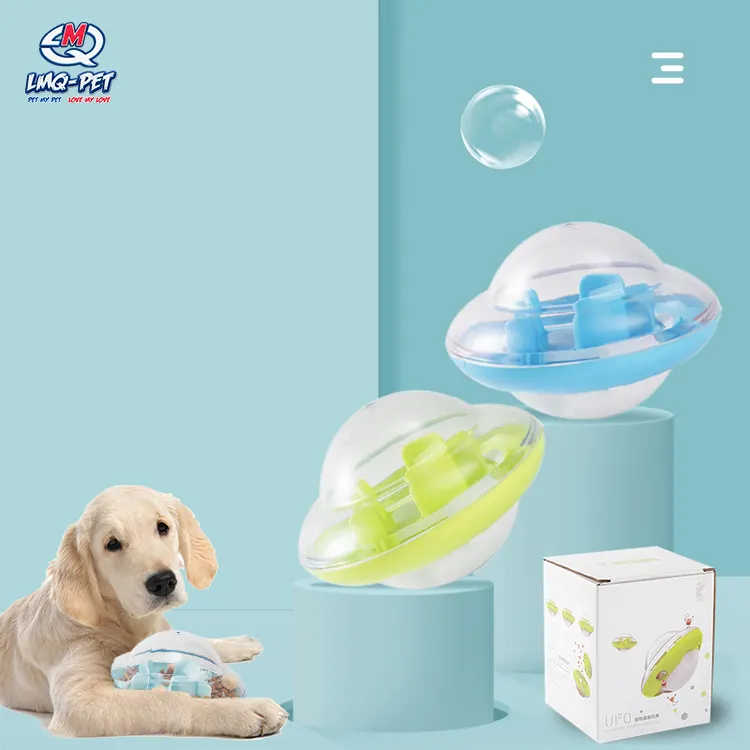 Commercio all'ingrosso produttore di fabbrica Snack Pet cane cibo cibo per gatti palla giocattolo Puzzle palla per cani giocattolo per animali domestici Tumbler Leaker giocattolo