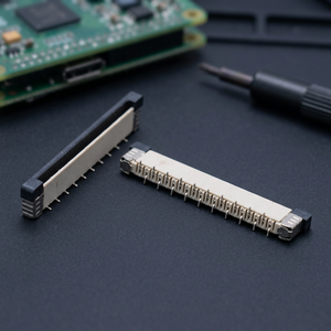 818NXXPTX-43_1.0ph ZFPC SMT แนวตั้ง VT Norm พร้อมแผ่นรอง 4~40 พิน 1 พิทช์ FFC FPC (ขั้วต่อสายแบน)  วัสดุทองแดงผสมชุบดีบุก - Product Image 3