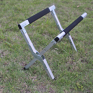 Portable Outdoor Camping Folding Rack Aluminum Alloy Lightweight Multifunctional <b>Cooler</b> <b>Box</b> Stand Rectangle Shape - Product Image 1