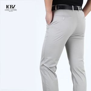 2025 logo print <span class=keywords><strong>cargo</strong></span> broek fitness slim fit chino kantoorbroek linnen zakelijke herenbroek golfbroek - Product Image 5