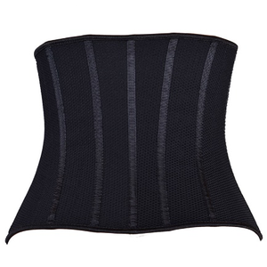 Corsé Moldeador con Varillas de Acero y Cierre de Gancho, Cincher de Látex Transpirable con Logotipo, Faja Reductora de Cintura Cómoda y Efectiva - Product Image 6