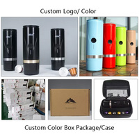 Fabricant vente en gros cafetière portable intelligente expresso café électrique cafetière rechargeable USB mode aluminium 1 ensemble