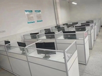 Bureau cubique moderne poste de travail 2 4 6 8 personnes meuble cloison en verre centre d'appels bureau