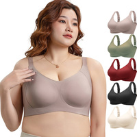Soutien-gorge Corset Anti-rides Grande Taille Sexy pour Femmes, Soutien-gorge Push-up Effet Galbant Anti-Affaissement pour Poitrines Généreuses