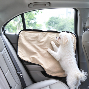 Kratzfester 2-teiliger Autotürschutz für Hunde Rückenschutz Haustier-Seitenpanelabdeckung Passend für die Meisten Autos mit Festen Halterungen - Product Image 2