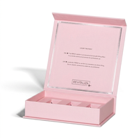 Boîtes rigides magnétiques de luxe écologiques personnalisées pour ensemble de soins de la peau, cosmétiques, sérum, parfum, crème pour les yeux, emballage avec laminage mat