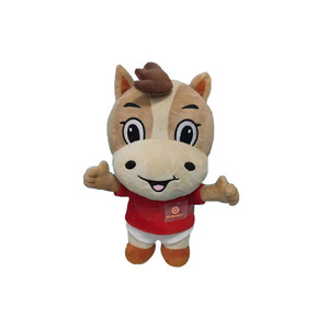 Cute Horse Plush <b>Toy</b> 25cm <b>Soft</b> <b>Stuffed</b> Animal For Teenagers Promotional Gift - Product Image 2
