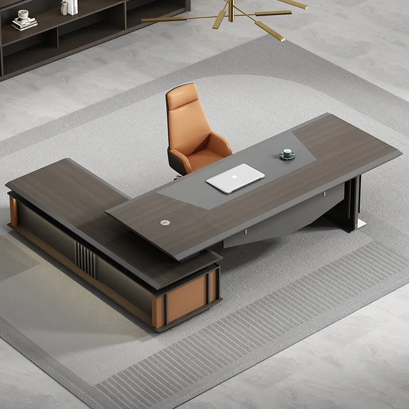 2022 lüks ofis masası yönetici modern ofis masa düzenleyici yönetici ayaklı masa ofis mobilyaları
