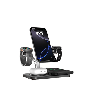 <span class=keywords><strong>Chargeur</strong></span> sans fil magnétique multifonctionnel 15W 5 en 1 pour iPhone pour <span class=keywords><strong>Samsung</strong></span> <span class=keywords><strong>Chargeur</strong></span> pour montre <span class=keywords><strong>Samsung</strong></span> <span class=keywords><strong>Chargeur</strong></span> rapide Voyage - Product Image 5
