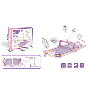 <span class=keywords><strong>Juego</strong></span> <span class=keywords><strong>de</strong></span> <span class=keywords><strong>mesa</strong></span> <span class=keywords><strong>de</strong></span> bádminton MILI Mini Court con 2 raquetas <span class=keywords><strong>de</strong></span> plástico ligeras para familias y amigos - Product Image 4