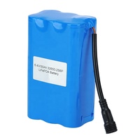 Paket Baterai Lithium Ion LiFePO4 6.4V 30Ah ATing IFR32700-2S6P yang Dapat Disesuaikan, Dapat Diisi Ulang, Garansi 2 Tahun