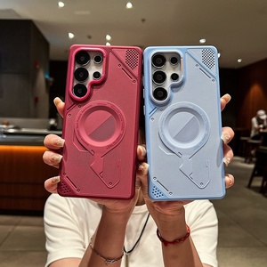 เคสโทรศัพท์แม่เหล็กแบบกันกระแทก รุ่น Advanced Matte Color Blocking สำหรับ Samsung S26 S24 S25 Ultra รองรับการชาร์จไร้สาย - Product Image 6