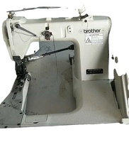 Machine à coudre à point de chaînette à grande vitesse d'occasion, tête de machine à coudre à point de chaînette à trois aiguilles BROTHERS 9280