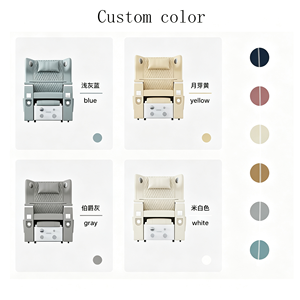 Fauteuil de pédicure multifonctionnel avec haut-parleur intégré, fauteuil de manucure inclinable, bain de pieds extractible, mobilier de salon - Product Image 3