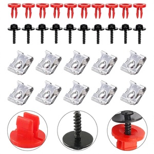 Kit de clips de protection anti-éclaboussures pour moteur Ford Jiechuang Auto Parts, vis autotaraudeuses Torx T30, fixations en plastique et acier W702413 S307 - Product Image 5