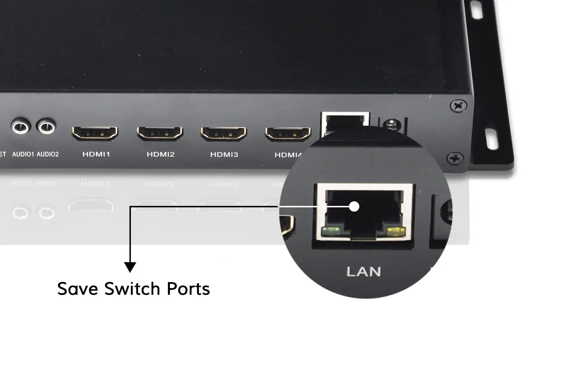 DMB-8804A-EC 4 HD MIからH264へのデジタルエンコーダーHDMI IPIPTVストリーミングエンコーダーforFacebook Yotube