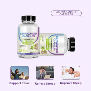 Ashwagandhaカプセルカスタマイズされた睡眠ビタミンサプリメント大人のためのカスタマイズされた睡眠ハーブカプセルOEM工場卸売 - Product Image 2