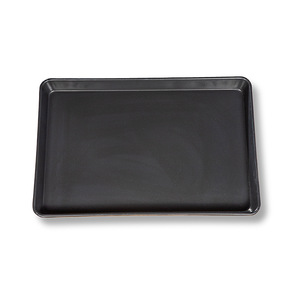 Baker's Half Sheet Pan-Lot <span class=keywords><strong>de</strong></span> 2 plaques <span class=keywords><strong>de</strong></span> <span class=keywords><strong>cuisson</strong></span> en acier noir avec revêtement résistant à la corrosion, idéales pour les biscuits, la torréfaction et la <span class=keywords><strong>cuisson</strong></span> - Product Image 3