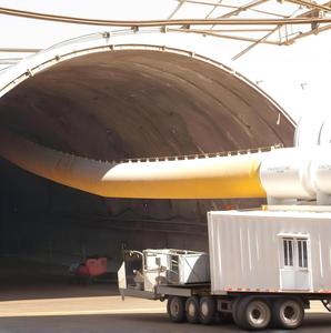 1200Mm Đường Hầm Ống Linh Hoạt Gấp Loại Venlation Đường Hầm Nằm Ống Khí Phẳng - Product Image 1