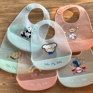 Nuovi Bavaglini per Neonati 2025 Leggeri Impermeabili Senza BPA <span class=keywords><strong>in</strong></span> <span class=keywords><strong>Silicone</strong></span> per l'Alimentazione - Product Image 1