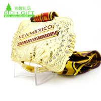 Personnalisé Banderas De Puerto Rico Souvenirs Federacion De Jiu Jitsu Émail Médaille Or