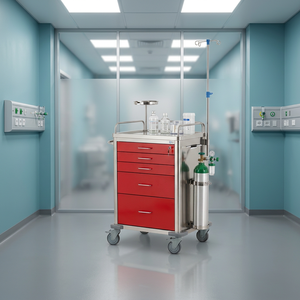 Emergency Medical <b>Trolley</b> | Hospital Furniture | MEI Brand | ABS & Stainless Steel | Model MEI-ET-900 - Product Image 2