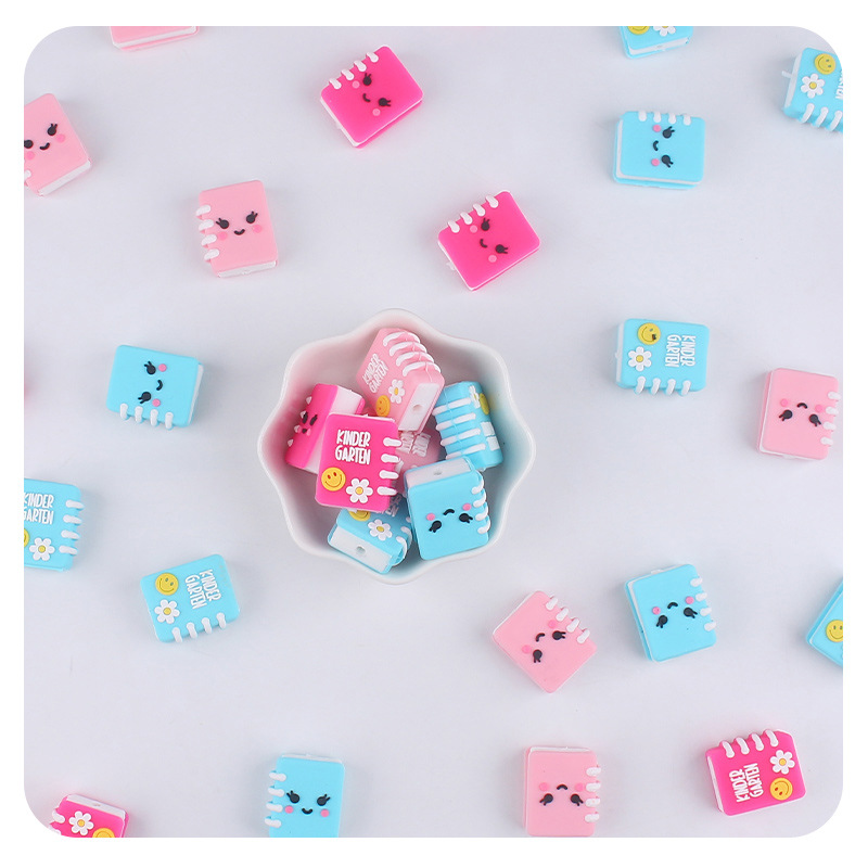 3d book focal beads
