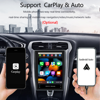 Reproductor de Audio para Auto con Pantalla Táctil de 12.1 Pulgadas, 1 DIN, Android 12, DSP, GPS, Sistema Estéreo para Mondeo 2013-2017