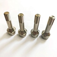Vis de roue en titane Gr5 M14x1.5x28mm, vis de moyeu en titane légère haute résistance à embase conique hexagonale