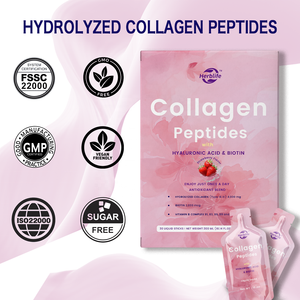 Colágeno líquido hidrolizado Haccp OEM en barra para mujeres, péptidos tipo 1 y 3 con biotina + vitamina C + vitamina B y ácido hialurónico - Product Image 4